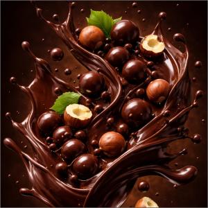 chocolate coated nuts